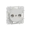 Image de Prise Multiservice 1 poste Odace Blanc Schneider