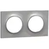 Image de Plaque de finition 2 postes Odace Styl Aluminium Schneider