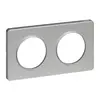 Image de Plaque de finition 2 postes Odace Touch Aluminium Schneider
