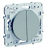 Image de - Mécanisme va et vient + poussoir Odace - aluminium - Schneider