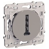 Image de - Prise téléphone en T 8 contacts à vis - aluminium - Odace - Schneider