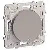 Image de - Interrupteur va-et-vient + voyant LED - aluminium - Odace - Schneider