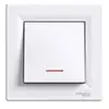 Image de Interrupteur poussoir lumineux encastrable Asfora 10 A