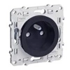 Image de Prise De Courant 2P+T Sr - Anthracite - Fixation Par Vis - Bornes Auto - Odace