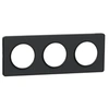 Image de Plaque ODACE TOUCH horizontal/vertical anthracite 3 postes - - S540806