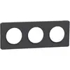 Image de Plaque de finition 3 postes Odace Touch anthracite Schneider