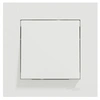 Image de Poussoir complet Miluz, SCHNEIDER ELECTRIC, blanc