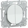 Image de Mécanisme combiné va et vient et poussoir OVALIS 10 AX blanc - - S320285