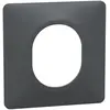 Image de Plaque de finition 1 poste Ovalis Anthracite Schneider