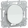 Image de - Bouton poussoir fermeture 10A Blanc - Ovalis - Schneider