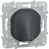 Image de - Sortie de câble Ø6-12 mm 16A anthracite - Ovalis - Schneider