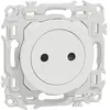 Image de Prise sans terre affleurante 1 poste Schneider Electric Odace blanc