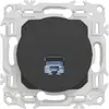 Image de Prise RJ45 CAT6 STP 1 poste Schneider Electric Odace noir