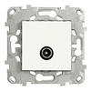Image de - Prise TV simple - blanc - Unica - Schneider