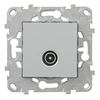 Image de - Prise TV simple - aluminium - Unica - Schneider
