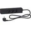 Image de - Bloc multiprise 3 prises 2P+T + 2 USB - anthracite - Schneider