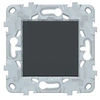 Image de Bouton poussoir 10A connexion rapide - anthracite - Unica - Schneider