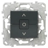 Image de - Interrupteur volet-roulant 6A - anthracite - Unica - Schneider