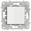 Image de - Double interrupteur va et vient 10A - blanc - Unica - Schneider