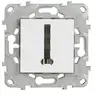 Image de - Prise téléphone en T simple - blanc - Unica - Schneider