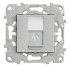 Image de - Prise RJ45 CAT 6 STP - aluminium - Unica - Schneider