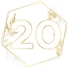 Image de Noces de porcelaine: joyeux 20e anniversaire de mariage!