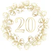 Image de Noces de porcelaine: 20e anniversaire de mariage de rêve!