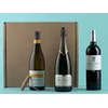 Image de Coffret de 3 bouteilles: vin rouge, vin blanc et champagne livrés à domicile