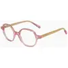 Image de Lunettes de vue fille Demetz Disney Princess & Frozen DPAA246 Rose TU DPAA246C11