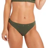 Image de Camille Cerf x Pomm Poire Slip de bain kaki Zanzibar vert 36