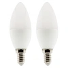 Image de Zenitech - Lot de 2 ampoules LED Flamme 4.9W E14 450lm 4000K