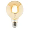 Image de Zenitech - Ampoule déco filament LED ambrée 6W E27 -