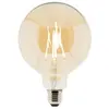 Image de Zenitech - Ampoule déco filament LED ambrée 7W E27 720lm 2500K - Globe -