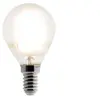 Image de Zenitech - Ampoule déco e filaments LED sphérique E14 4W - Blanc chaud - 400lm 2700K
