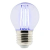 Image de - Ampoule LED déco filament - Bleu 3W E27 sphérique - Elexity