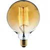 Image de Zenitech - Ampoule déco filament carbone Globe Ø125mm E27 -