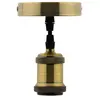 Image de Zenitech - Kit de suspension luminaire métal avec cordon textile Cuivre