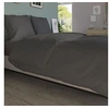 Image de Housse de couette - 140x200 cm - Coton - Antibactérien - Anthracite - Fabriqué en France