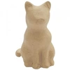 Image de Chat assis - 15cm - Papier mâché