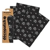 Image de 3 feuilles Décopatch - Diamants noirs 764