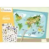 Image de Boîte créative - Decalco Mania Planisphère Avenue Mandarine Bleu TU KC042C