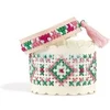 Image de Bracelets à créer - Point de croix - 2 modèles - Rose - Kit complet - Pix'Trésor