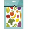 Image de Set de 6 planches A5 à gommettes Maildor Baby Fruits et Légumes