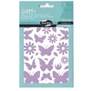 Image de Set de 2 planches à stickers Maildor Glitty Papillons et fleurs Violet