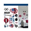 Image de Planche de stickers muraux Etats Unis