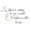 Image de Stickers Muraux Zen Citation Bouddha