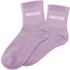 Image de Chaussettes - Femme - Rose avec paillettes - Fabuleuse - Taille 36/42 - Humour - Cadeau