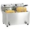 Image de friteuse électrique 2x7l 2x2800w avec vanne de vidange - cfev72