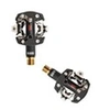 Image de Pedale vtt auto x track race carbone titanium noir (pr)