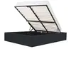 Image de Lit Coffre Adulte 140 X 190 Cm - Simili Noir